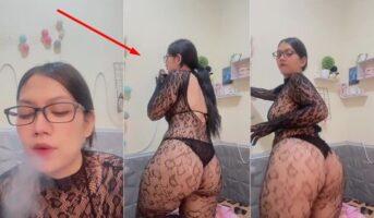 Nonton Bokep: Depi Semok dengan Kacamata dan Outfit Jaring Jaring dari Instagram